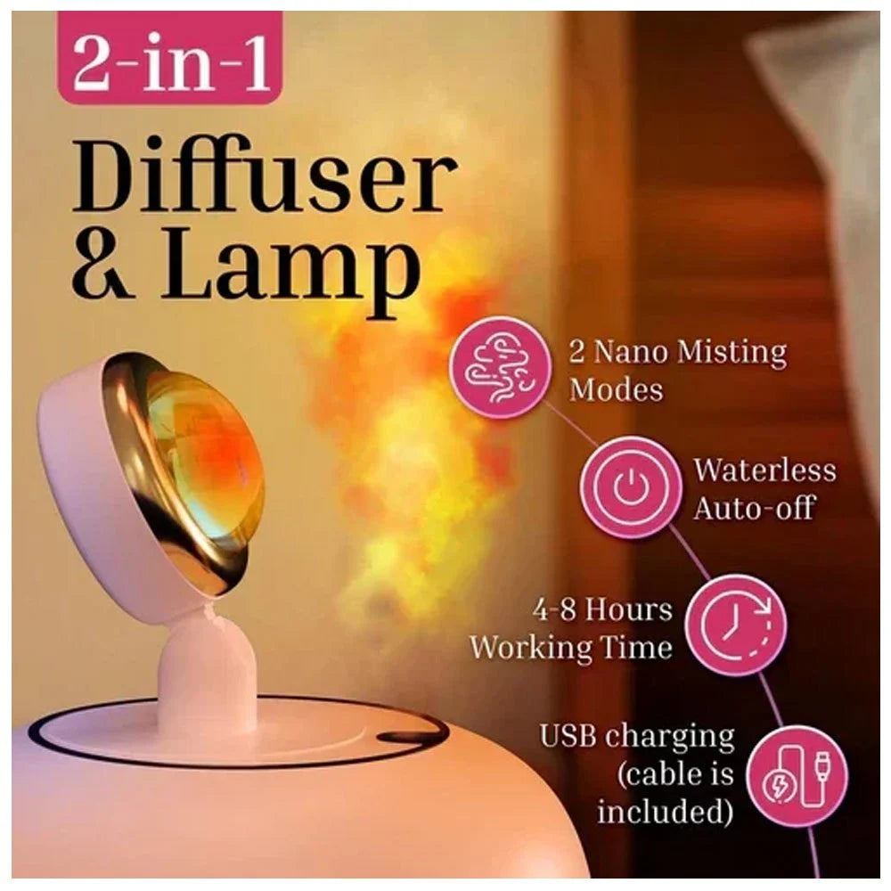 Sunset Lamp Air Humidifier